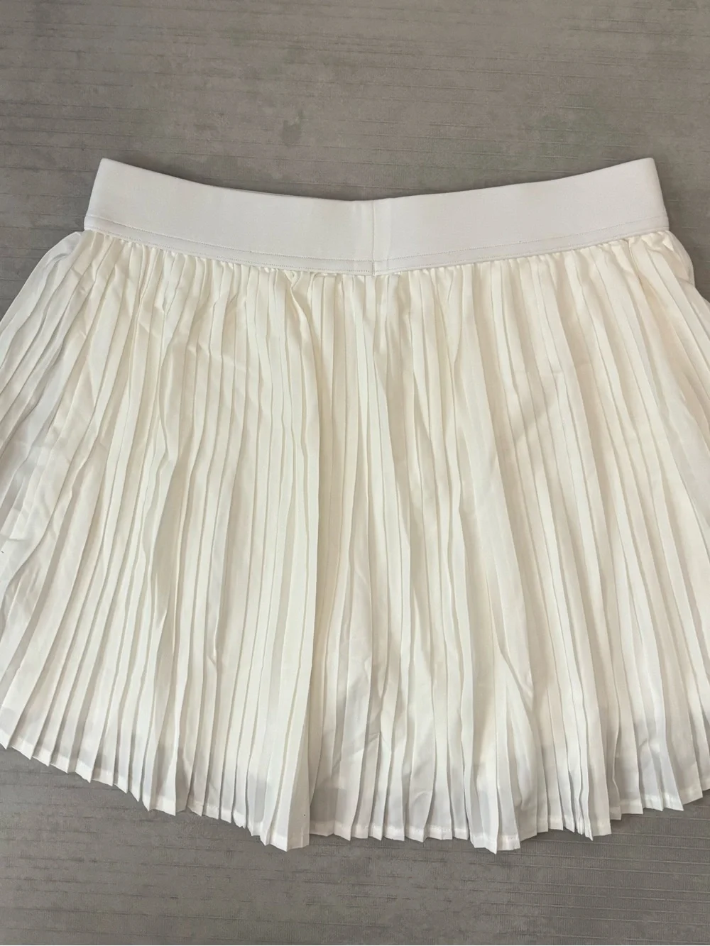 Alo Yoga Pleated Tennis Skirt White Size M